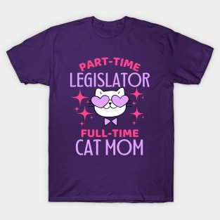 Funny Legislator Mom Cat T-Shirt